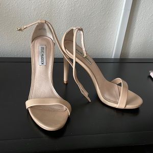Steve Madden patent nude heels